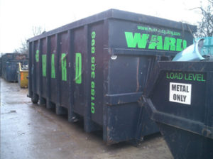 40 Cubic Yard roll-on-roll-off container