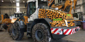 Ward Recycling and Liebherr cheetah