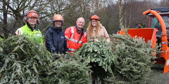 Treecycling for treetops hospice