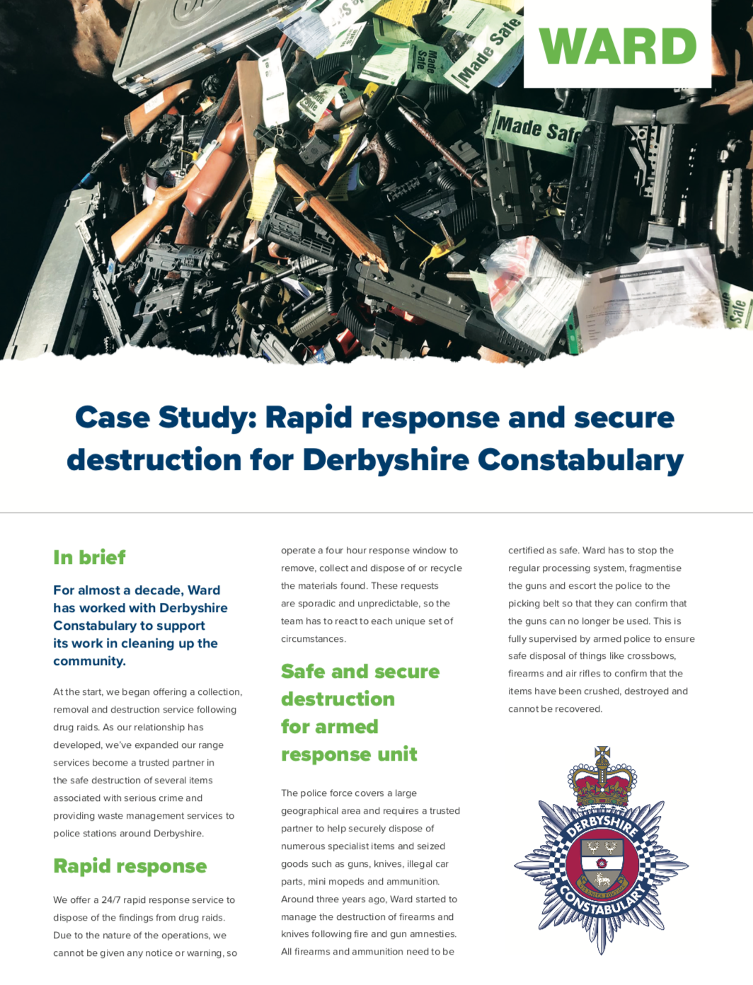 Derbyshire Constabulary Case Study PDF