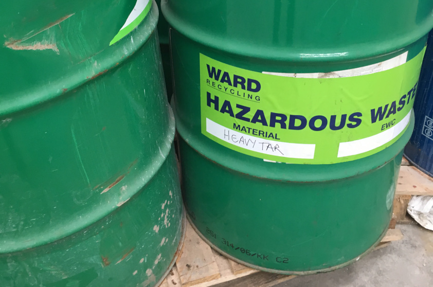 hazardous waste drums