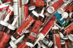 Used silicone tubes