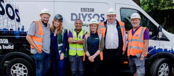 Ward and the DIY SOS team